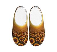 Tamiger Ciabatte premurose con stampa di girasole e tramonto sul mare di fiori, per donne e uomini, per interni ed esterni, con scarpe carine, traspiranti