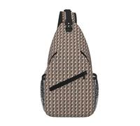 Tamiger Cry White Rabbit Print Cross Chest Bag diagonale leggero elegante sacchetto per escursionismo quotidiano zaino