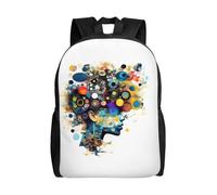 Tamiger Intelligenza Artificiale Cervello Stampa Zaino Unisex Per Ufficio Viaggi Escursioni Quotidiani Commutes Outdoor Adventures Bag