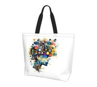 Tamiger Intelligenza Artificiale Stampa Cervello Grande Capacità Borsa A Tracolla Unisex Quotidiano Viaggio Pendolarismo Shopping Crossbody Borse