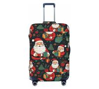 Tamiger Merry Christmas Print Stretch Universal Valigie Copertura Bagagli Protettore Elastico Accessori Da Viaggio Storage, Nero , M, Bagaglio a mano