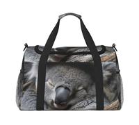 Tamiger Sleeping Koala Cap Print Hand Travel Bag Leggero Portatile Carry-On Versatile Pieghevole Spalla Tote