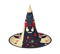 Tamiger Stampa di immagini di cervo di Natale per adulti cappello di carnevale festa a tema cosplay costume festivo copricapo accessorio da viaggio