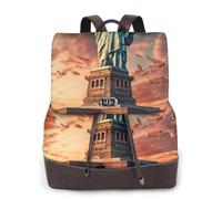 Tamiger Statua della Libertà a New York Stampa Elegante Zaino Da Donna Versatile Zaino Borsa Da Viaggio Quotidiano Lavoro Weekend Getaway