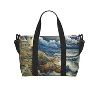 Tamiger The Seaside Lighthouse, borsa da viaggio a mano, regolabile, leggera, casual, per il fine settimana, vacanze, palestra
