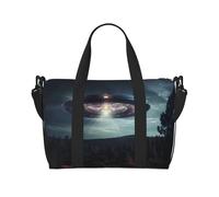 Tamiger Ufo At Night - Borsa da viaggio a mano, regolabile, leggera, casual, per weekend, vacanze, palestra
