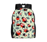 Tamiger Zaino unisex con stampa di coccinelle, per ufficio, viaggi, escursioni, pendolari quotidiani e avventure all'aria aperta