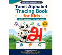 Tamil Alphabet Tracing Book for Kids: All 30 Basic Letters • Uyir & Mei Ezhuthu