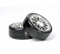 TAMIYA 1:10 Super Ruote Da Drift (2) Y/Cromato 24mm / 300054021