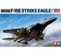 TAMIYA 1/32 Boeing F-15 Strike Eagle con Bunker Buster US Air Force Plastic M...
