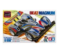 TAMIYA 1:32 MINI 4WD BEAT MAGNUM TRF SUPER TZ CHASSIS CON MOTORE ART 19425