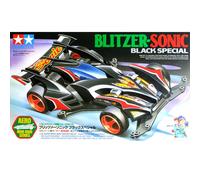 TAMIYA 1:32 MINI 4WD BLITZER SONIC BLACK SPECIAL CON MOTORE INCLUSO ART 19615