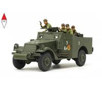 TAMIYA 35363-1:35 US M3A1 Scout car/carrello, modellismo, kit di costruzione in