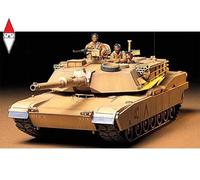 U.S. Main Battle Tank M1A1 Abrams 120 mm Gun 1:35 TA35156 - tamiya modellismo