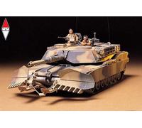 Tamiya 35158 1/35 Modellino Carro Armato US M1A1 w/Mine Plow (Importato da Giap