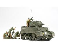 TAMIYA 1/35 US Light Tank M5A1 Military Miniature Series Plastic Model Kit Gi...