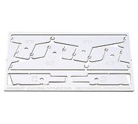Tamiya 1/35 Zimmerit Rivestimento Applicatore Dettaglio Up Parti Kit Nuovo Da