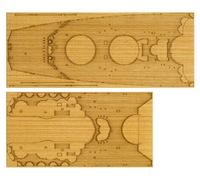 Tamiya 1/350 Giapponese Corazzata Yamato Legno Ponte Foglio Kit Modello Nuovo