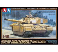 TAMIYA 1/48 British Main Battle Tank Challenger 2 Iraq War Version Plastic Kit
