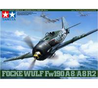 TAMIYA 1/48 Focke-Wulf Fw190 A-8/A-8 R2 Aircraft Plastic Model Kit