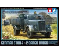 TAMIYA 1/48 German 3 ton 4x2 Cargo Truck Military Miniature Series Plastic Model
