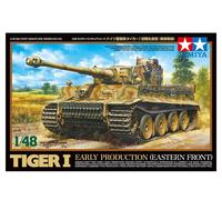 TAMIYA 1/48 German Heavy Tank Tiger I Early Production Eastern Front Plastic Kit