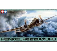 TAMIYA 1/48 German Heinkel He 219 A-7 UHU Plastic Model Kit Giappone