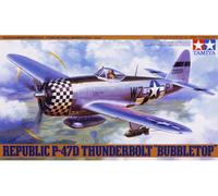 TAMIYA 1/48 Republic P-47D Thunderbolt Bubbletop US Army Plastic Model Kit