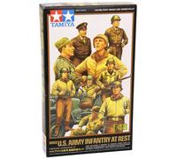 Tamiya 1/48 WWII fanteria americana anteriore set model kit 32552