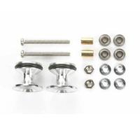 Tamiya 15418 Mini 4wd Double Aluminum Rollers w/Rubber Rings (13-12mm)