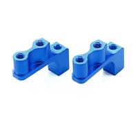 TAMIYA 22030 TD4 - Set di supporti per servo sterzo in alluminio (2) - modello RC, parte tuning RC, veicolo telecomandato, kit di montaggio RC