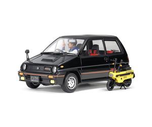 TAMIYA 24369 1:24 Honda City Turbo with Scooter (1) - Model Building, Plastic Ki