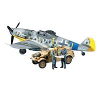 TAMIYA 25204 1:48 German BF109 G-6 & Bucket Trolley 82-Model, Plastic Kit for As