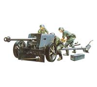 Tamiya 300035047 - Modellino Camion Tedesco della seconda Guerra Mondiale con Cannone anticarro (3), 7.5 cm, Realizzato in Scala 1:35