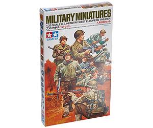 Tamiya 300035048 - Set statuette soldati della seconda guerra mondiale, 8 pz., scala 1:35