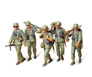 Tamiya 300035184 - Set Statuette Soldati della seconda Guerra Mondiale, Scala 1:35
