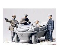 Tamiya 300035253 - Set di figurine della seconda guerra mondiale, scala 1:35, auto anfibia Swimmwagen (4)
