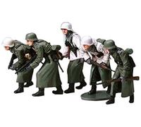 Tamiya 300035256 - Set soldatini della seconda Guerra Mondiale, Fanteria Tedesca, 5 pz., Scala 1:35
