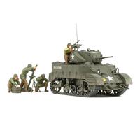 Tamiya 300035313 - Modellino di carro Armato Leggero Americano M5 Stuart con Mortaio, Scala 1:35, II Guerra Mondiale