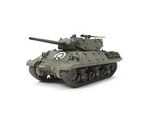 Tamiya 300035350-1:35 US Panzerjäger M10 (3) Medium Produ,riproduzione fedele all'originale, kit di costruzione in plastica, fai da te, modellino da assemblare, non verniciato, verde