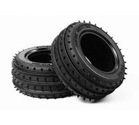 Tamiya 300050449 - Pneumatici Spike-Rillen Anteriore (2) Stad.Blitzer - Nuovo