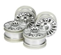 Tamiya 300051362 - M- Rim Set Fiat 500 (4), Argento
