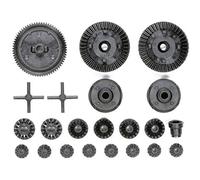 TAMIYA 300051531 51531 Sostituzione TT-02 G-Parts Gearbox, Argento/Grigio