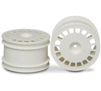TAMIYA 300053881 - Cerchioni per Passeggino, DF-03, 62/35, 2 Pezzi, Colore: Bianco
