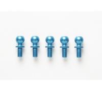Tamiya 300053906 - DB-01 Alluminio Giunto a Sfera 5x5mm (5) Blu Elox Nuovo