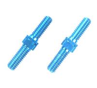 TAMIYA 300054247 - Alluminio Li/Re di Barre filettate 2, 3 X 18 mm, Blu