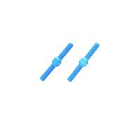 TAMIYA 300054248 - Alluminio/Litio/Rhenium - Barre FILETTATE, 3 X 23 mm, 2 Pezzi, Blu