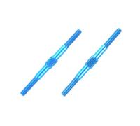 TAMIYA 300054250 - Alluminio/Litio/Rhenium - Barre FILETTATE, 3 X 42 mm, 2 Pezzi, Blu