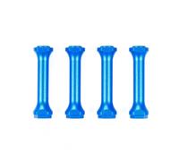 Tamiya 300054966 - M-08 Set Di Collegamento In Alluminio (4) Blu - Nuovo