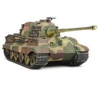 Tamiya 300056018 1:16 RC Panzer Königstiger Full Option Verde - Nuovo